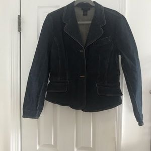 The Limited Stretch Denim Blazer